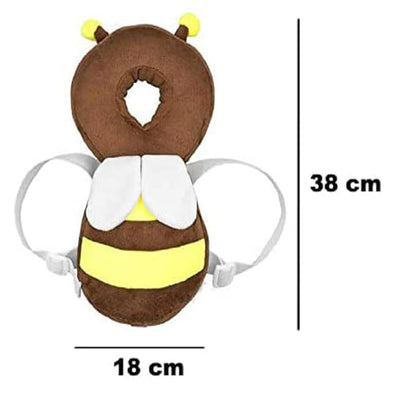 Baby Head Protector Cushion Plush Soft Multicolor Toy Early Learning Toy Fall Protection Helmet Baby Head Protector Child Adjustable Shoulder Strap