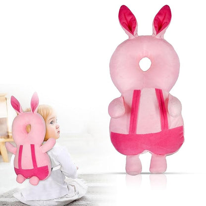 Baby Head Protector Cushion Plush Soft Multicolor Toy Early Learning Toy Fall Protection Helmet Baby Head Protector Child Adjustable Shoulder Strap